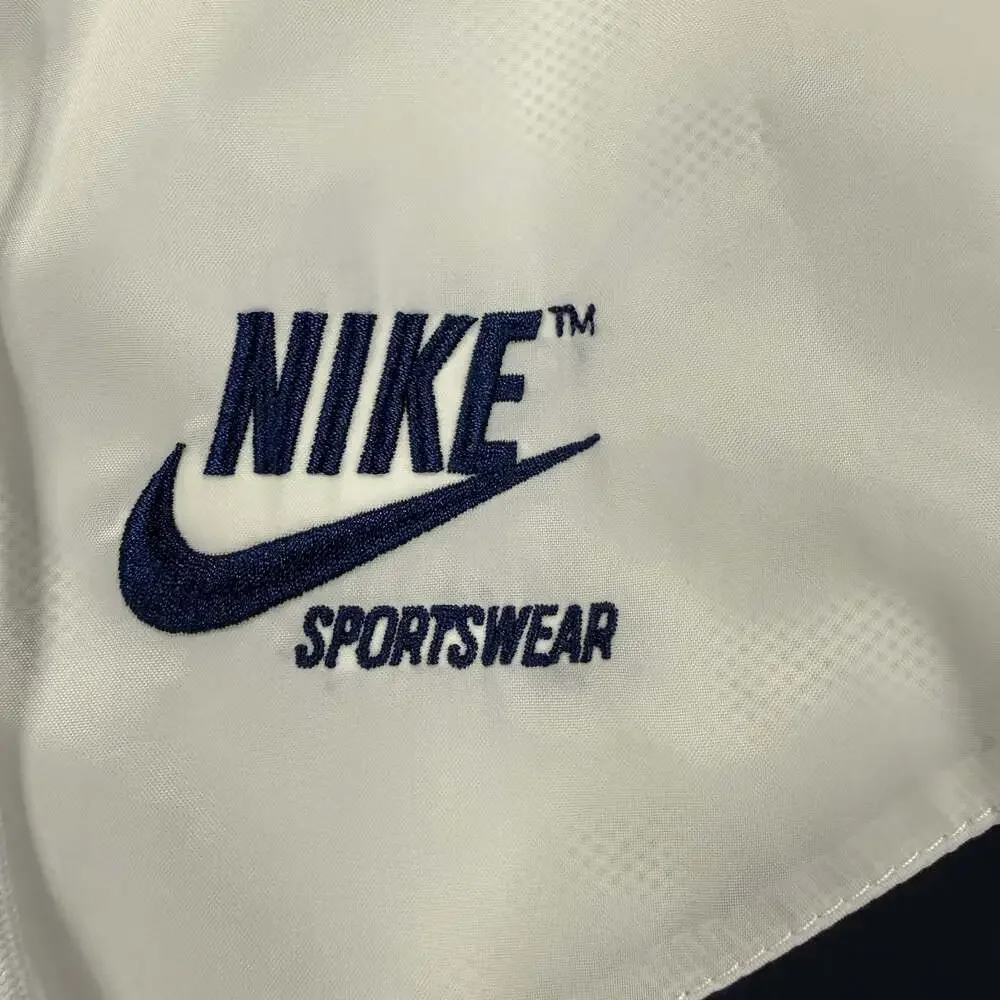 Nike Windrunner Woven Linen Jacket Blue White Size L HJ2040-100